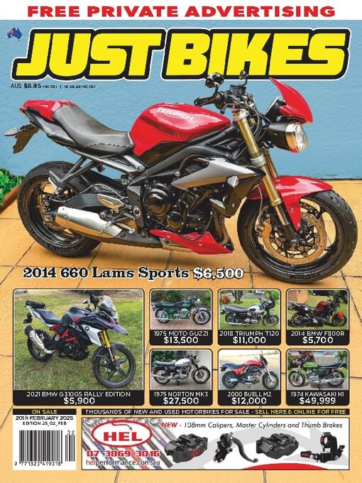 Title details for Just Bikes by JUST AUTO Classifieds Pty Ltd - Available